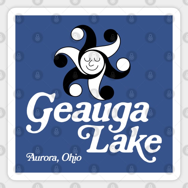 Geauga Lake Sun Aurora Ohio Magnet by carcinojen